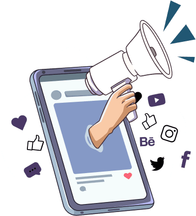 Social Media Marketing illustration